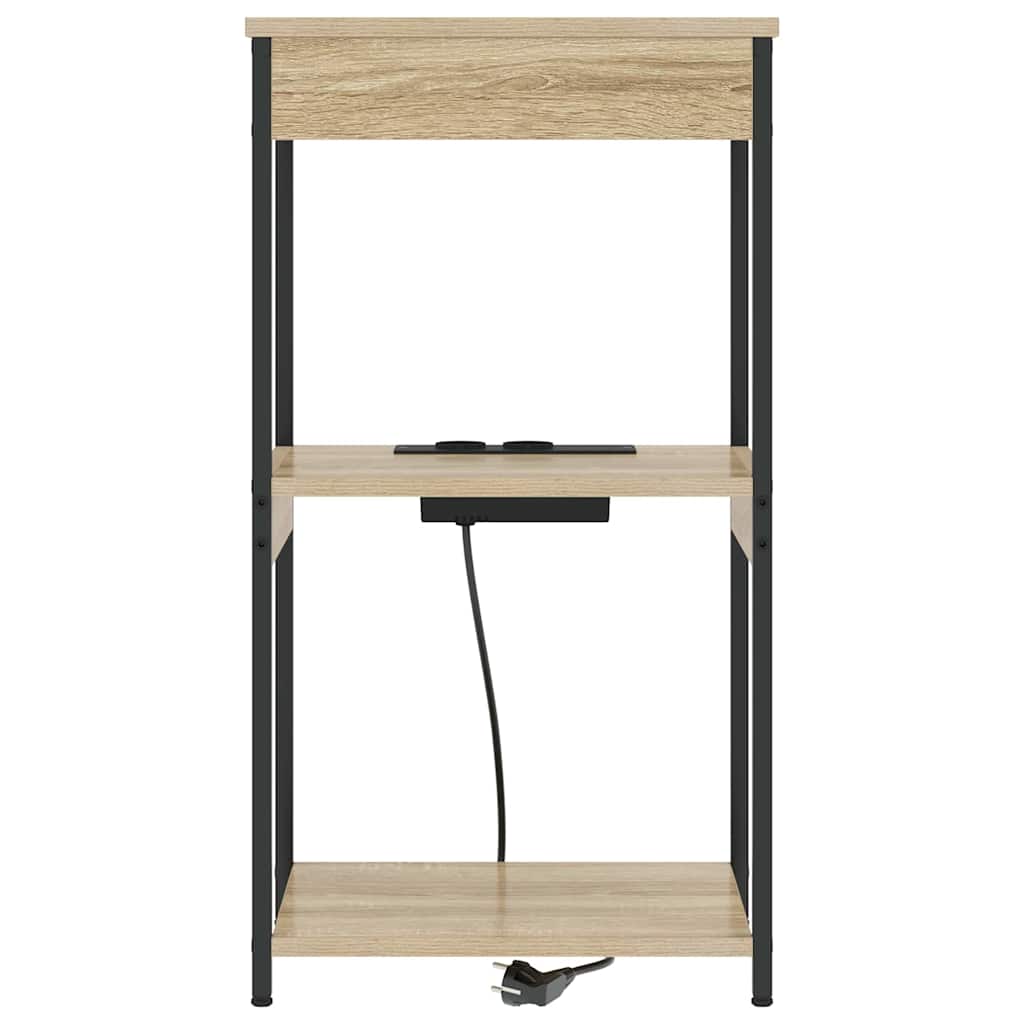 vidaXL Szafka Nocna Dąb Sonoma 41 x 31 x 76 cm Materiał drewnopochodny