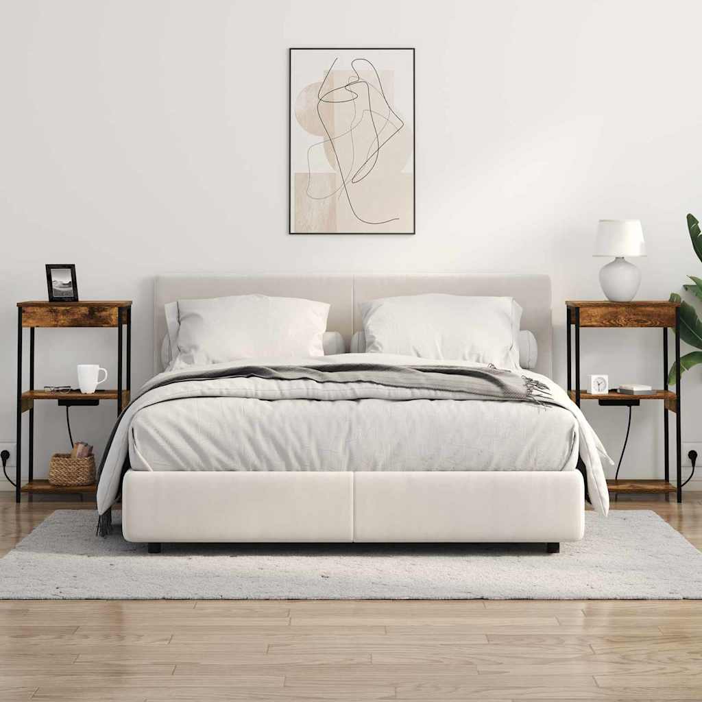 vidaXL Szafka Nocna z półką Dąb wędzony 41 x 31 x 76 cm