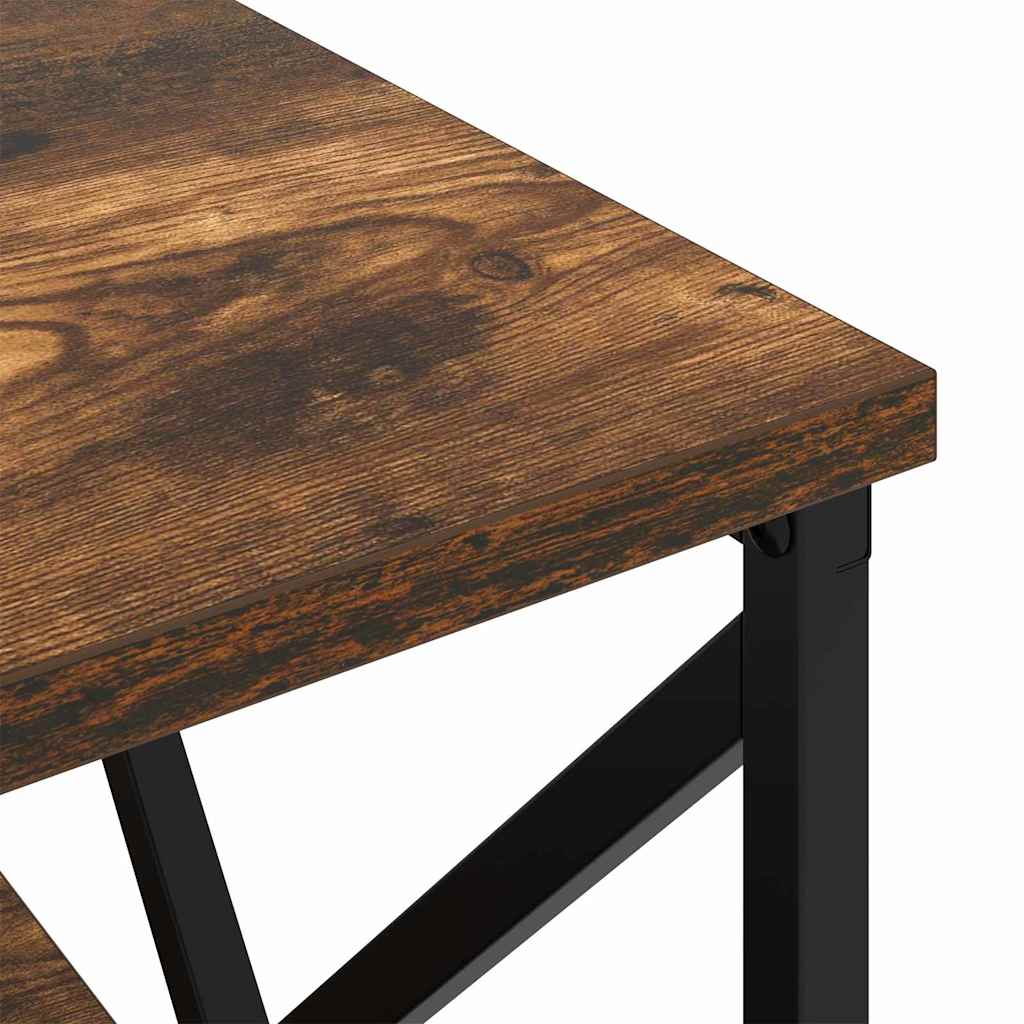 vidaXL Szafka Nocna z szufladą 2 pcs Dąb wędzony 41,5 x 40,5 x 55 cm