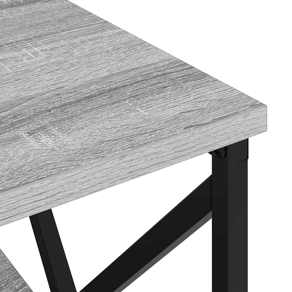 vidaXL Szafka Nocna z szufladą 2 pcs Szary Sonoma 41,5 x 40,5 x 55 cm