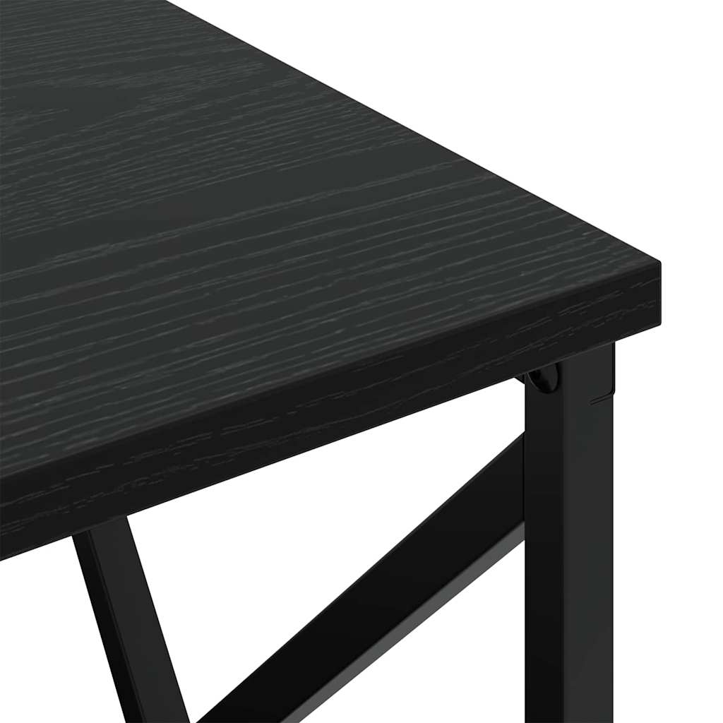 vidaXL Szafka Nocna z szufladą 2 pcs Czarny Dąb 40 x 31 x 60 cm