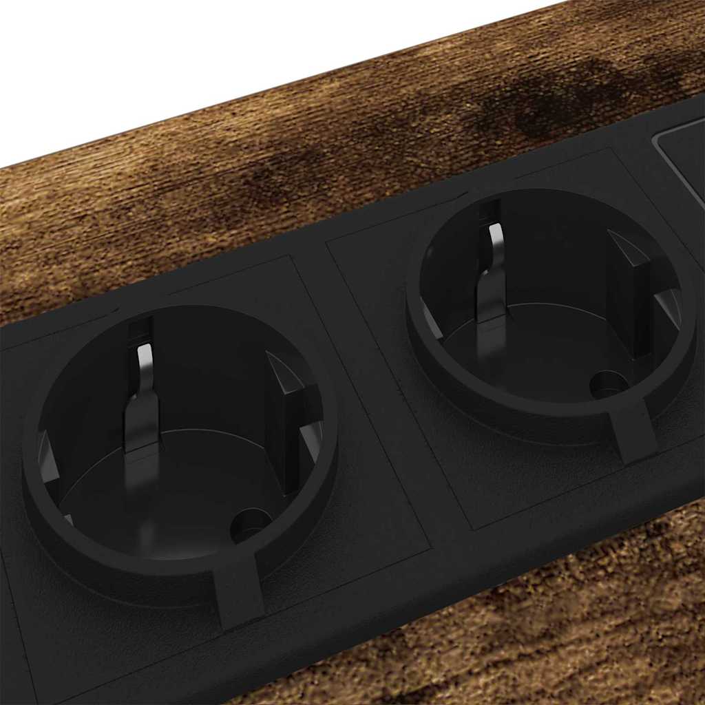 vidaXL Szafka Nocna z szufladą 2 pcs Dąb wędzony 40 x 31 x 60 cm