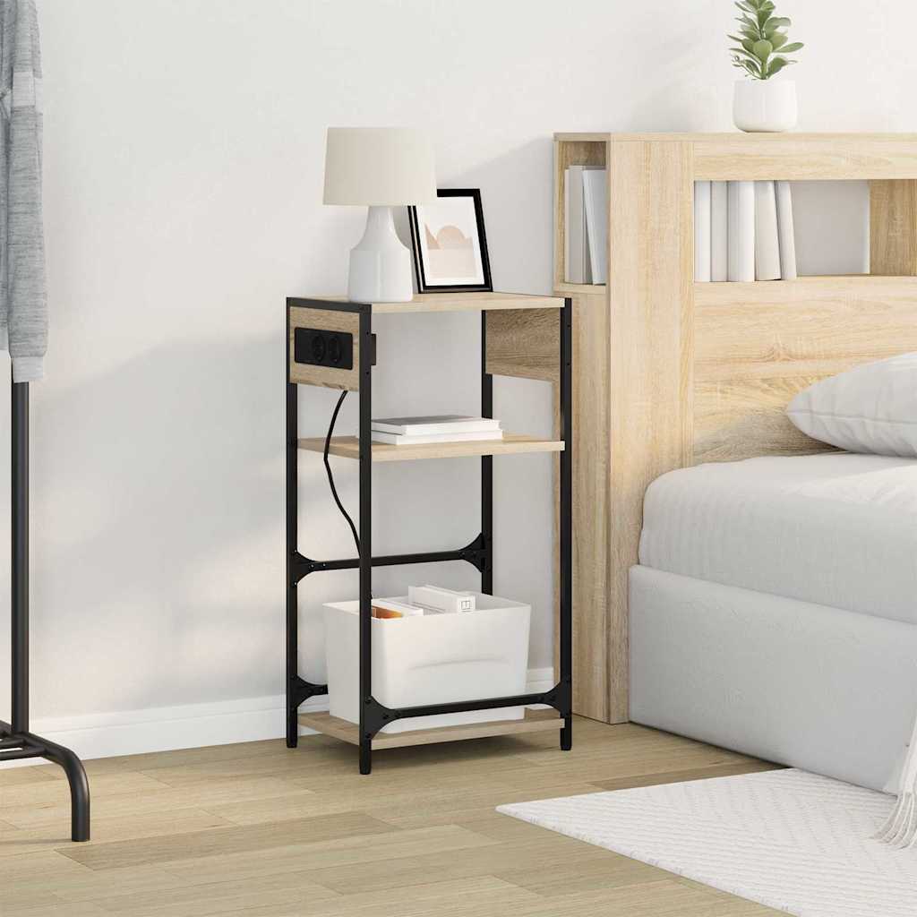 vidaXL Szafka Nocna Dąb Sonoma 40 x 27 x 76 cm Materiał drewnopochodny