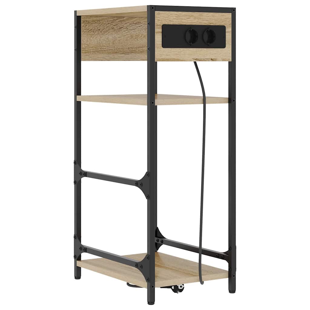 vidaXL Szafka Nocna Dąb Sonoma 40 x 27 x 76 cm Materiał drewnopochodny