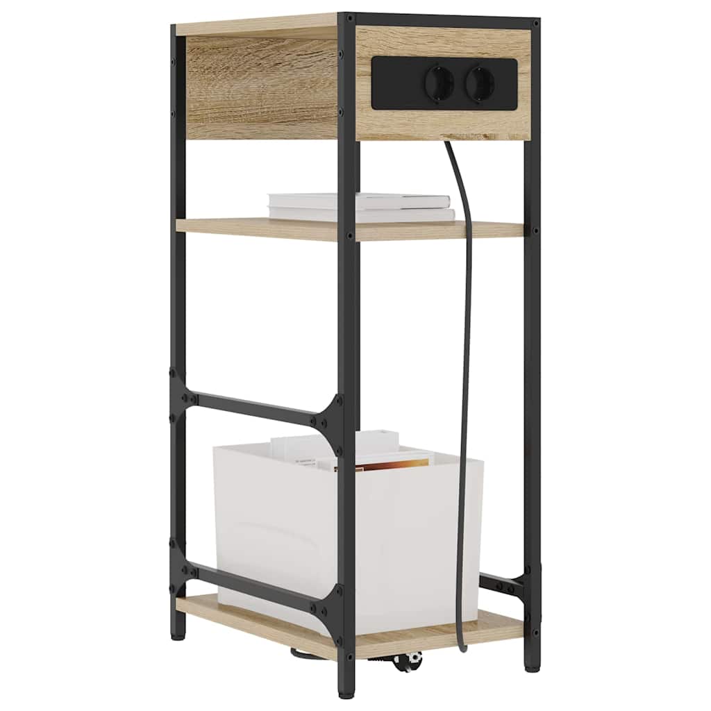 vidaXL Szafka Nocna Dąb Sonoma 40 x 27 x 76 cm Materiał drewnopochodny