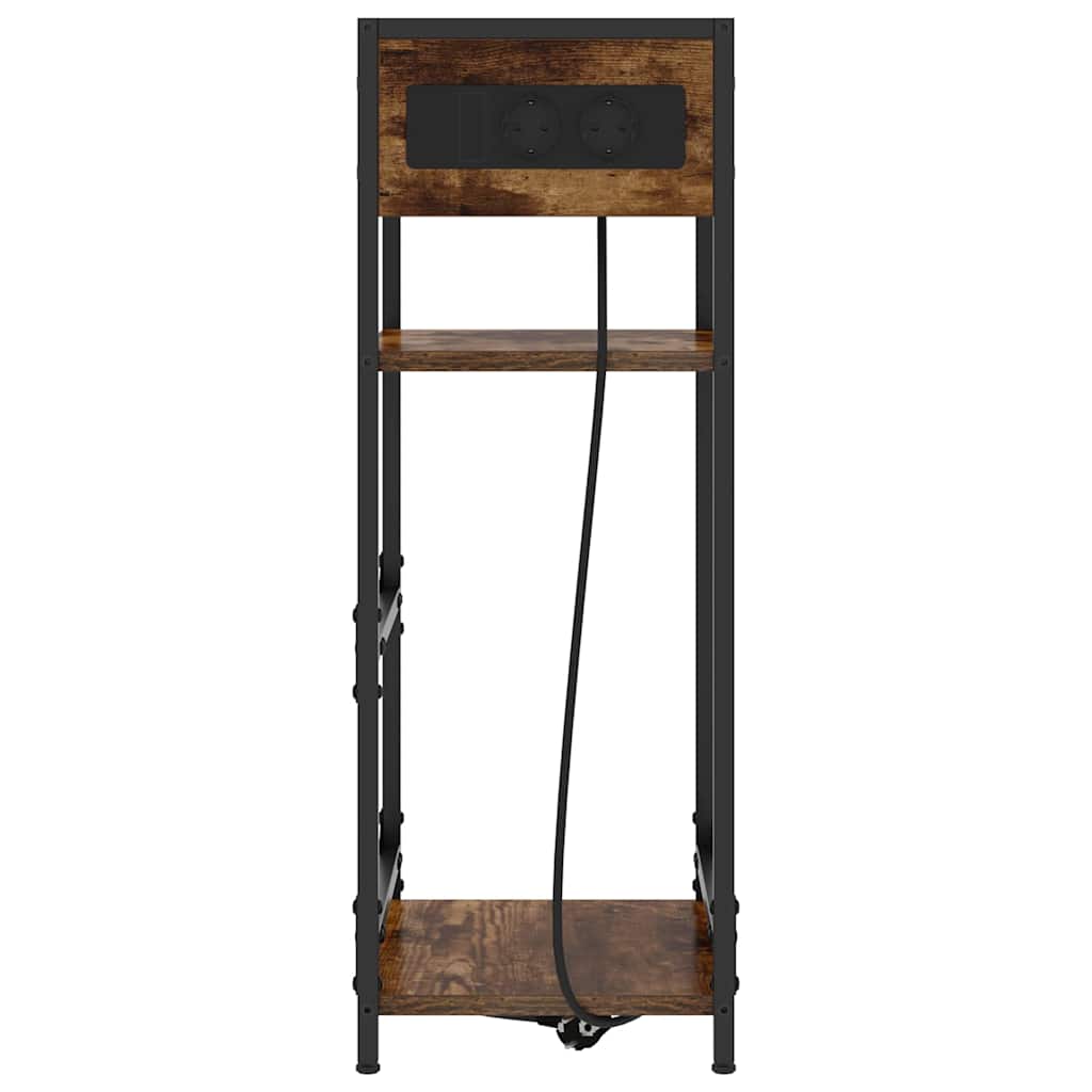vidaXL Szafka Nocna Dąb wędzony 40 x 27 x 76 cm