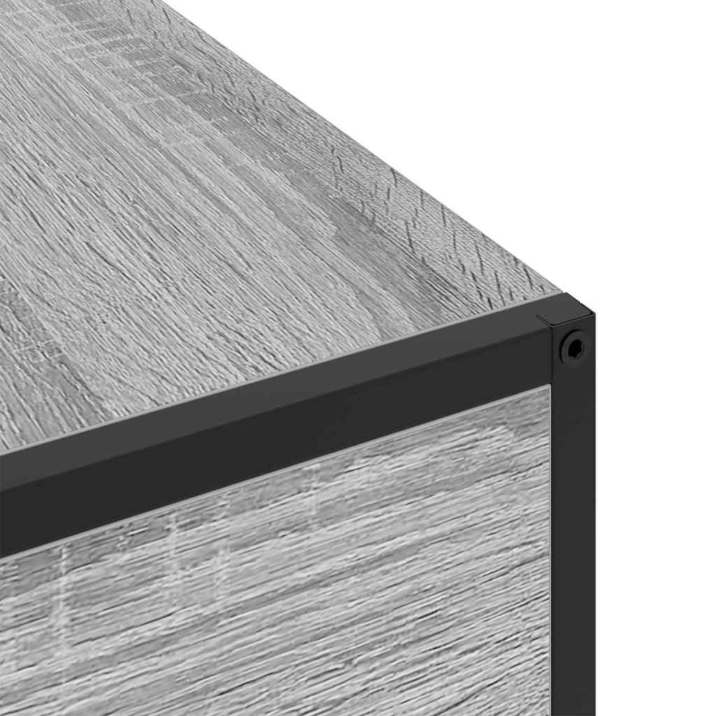 vidaXL Szafka Nocna Szary Sonoma 40 x 27 x 76 cm