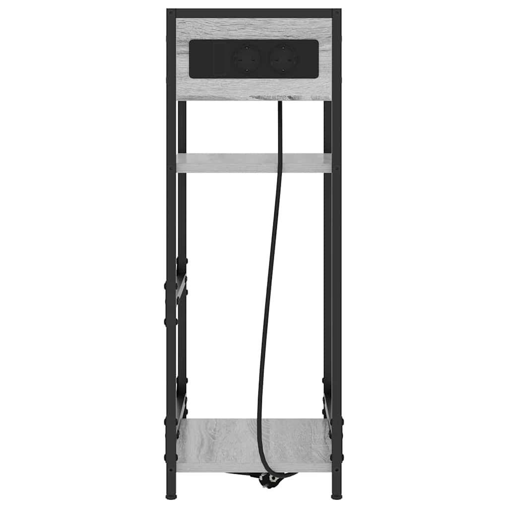 vidaXL Szafka Nocna Szary Sonoma 40 x 27 x 76 cm