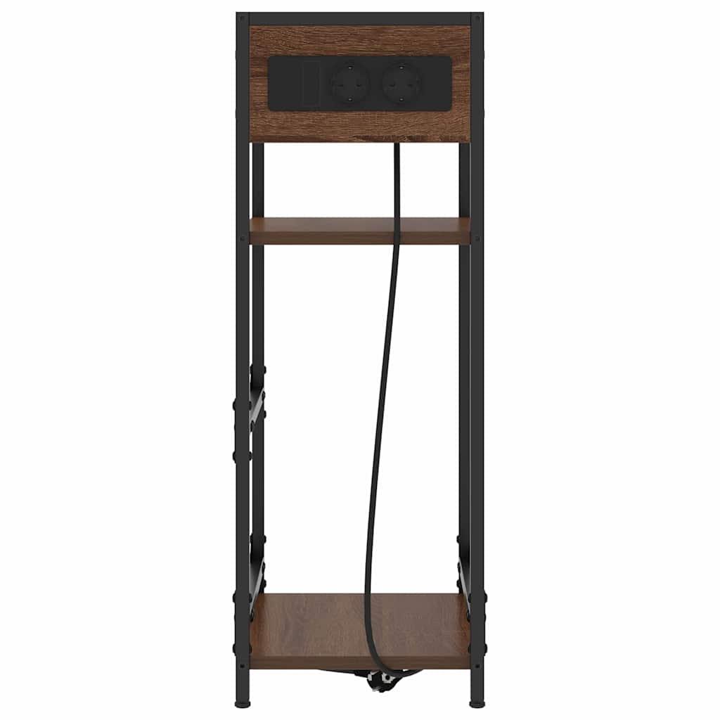 vidaXL Szafka Nocna Brązowy dąb 40 x 27 x 76 cm