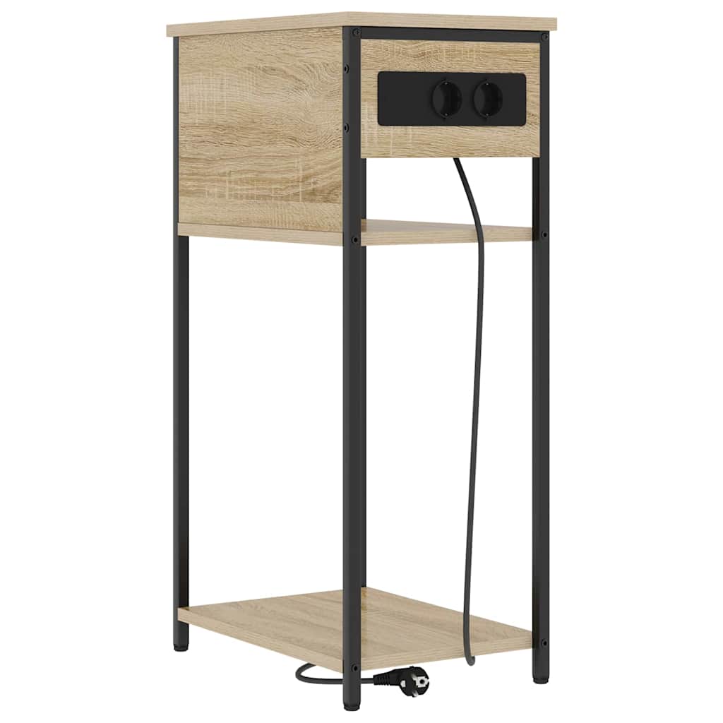 vidaXL Szafka Nocna Dąb Sonoma 41 x 28 x 76 cm Materiał drewnopochodny