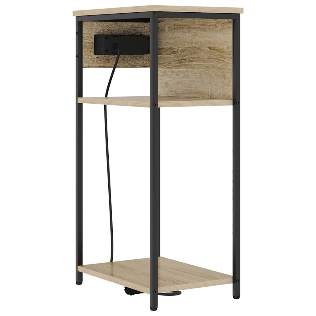 vidaXL Szafka Nocna Dąb Sonoma 41 x 28 x 76 cm Materiał drewnopochodny