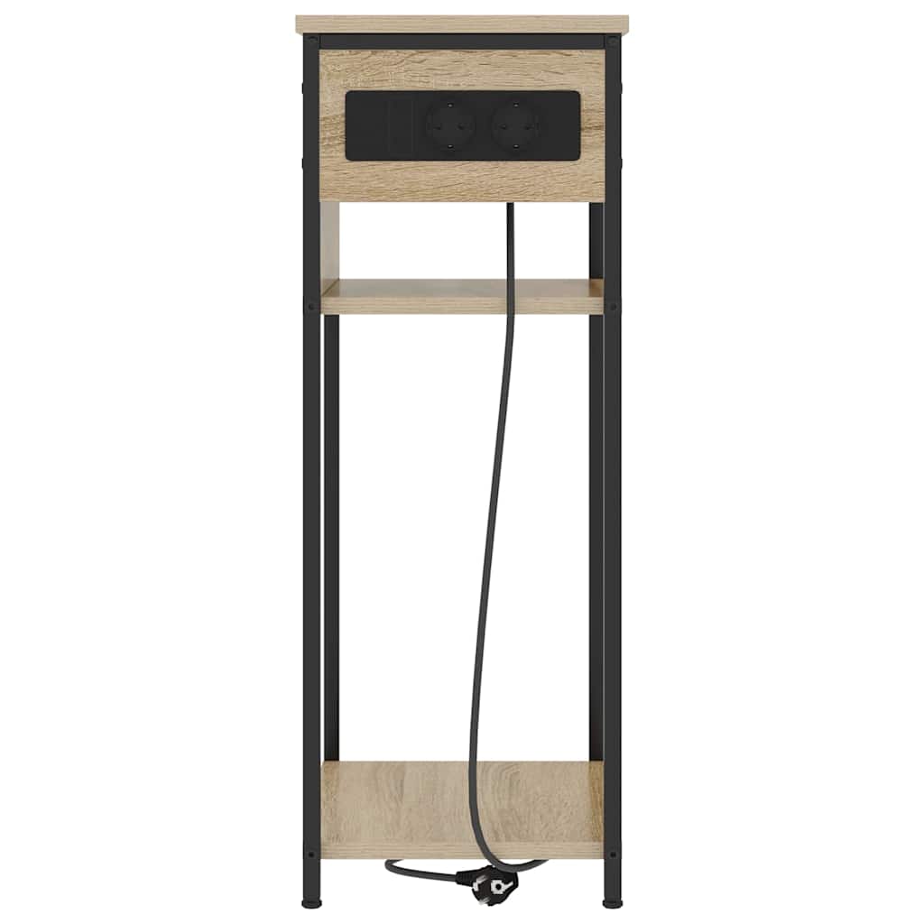vidaXL Szafka Nocna Dąb Sonoma 41 x 28 x 76 cm Materiał drewnopochodny