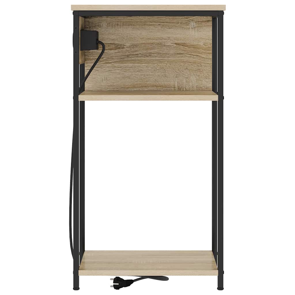 vidaXL Szafka Nocna Dąb Sonoma 41 x 28 x 76 cm Materiał drewnopochodny