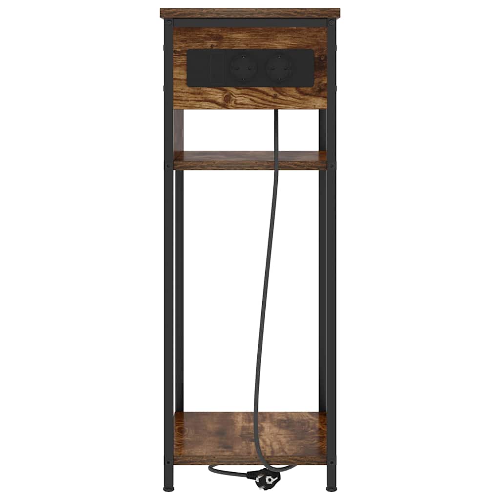 vidaXL Szafka Nocna Dąb wędzony 41 x 28 x 76 cm