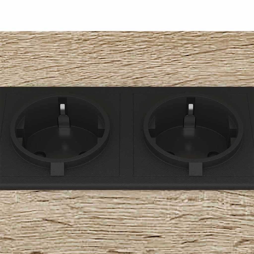 vidaXL Szafka Nocna 2 pcs Dąb Sonoma 38 x 30 x 48 cm