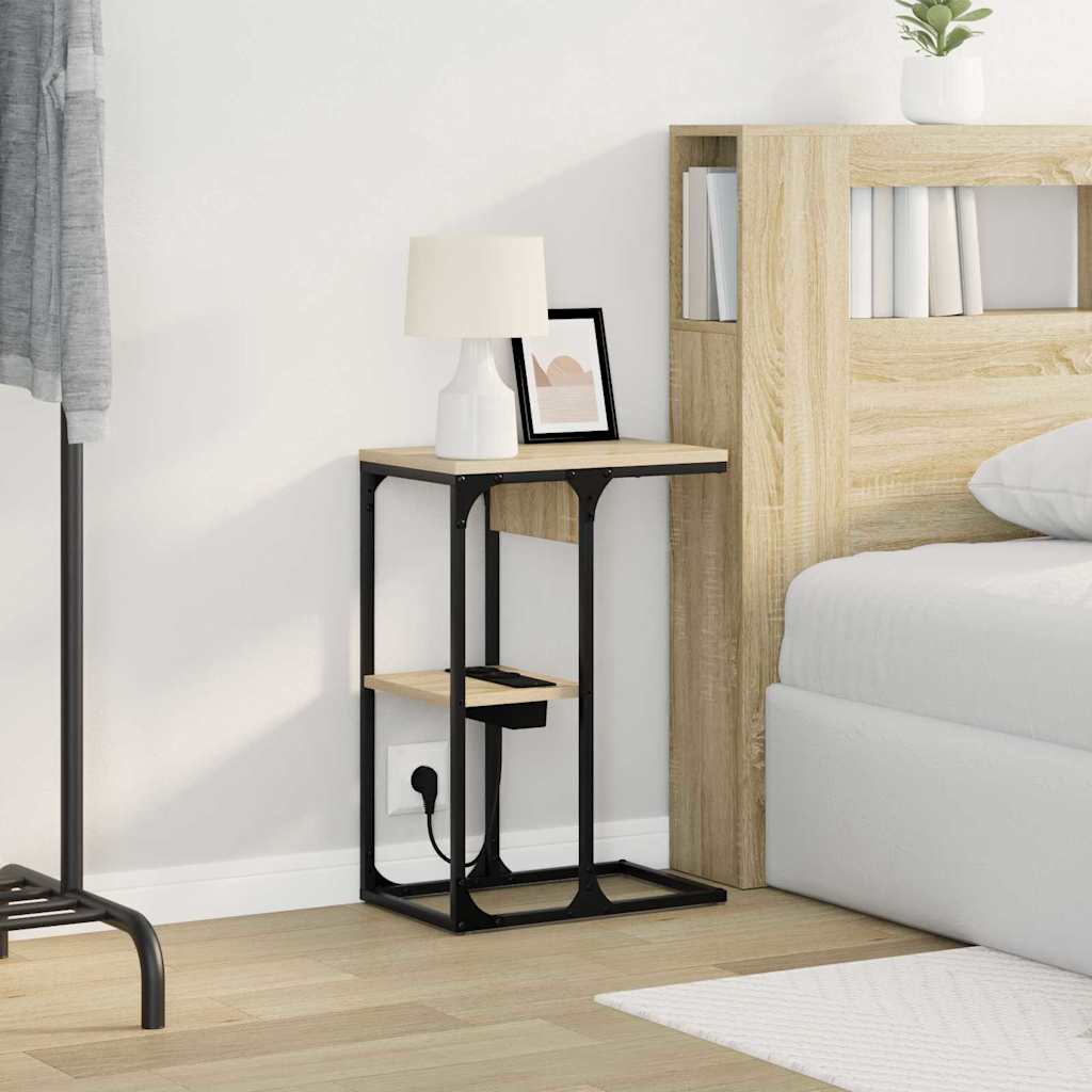 vidaXL Szafka Nocna Dąb Sonoma 41,5 x 26 x 60,5 cm
