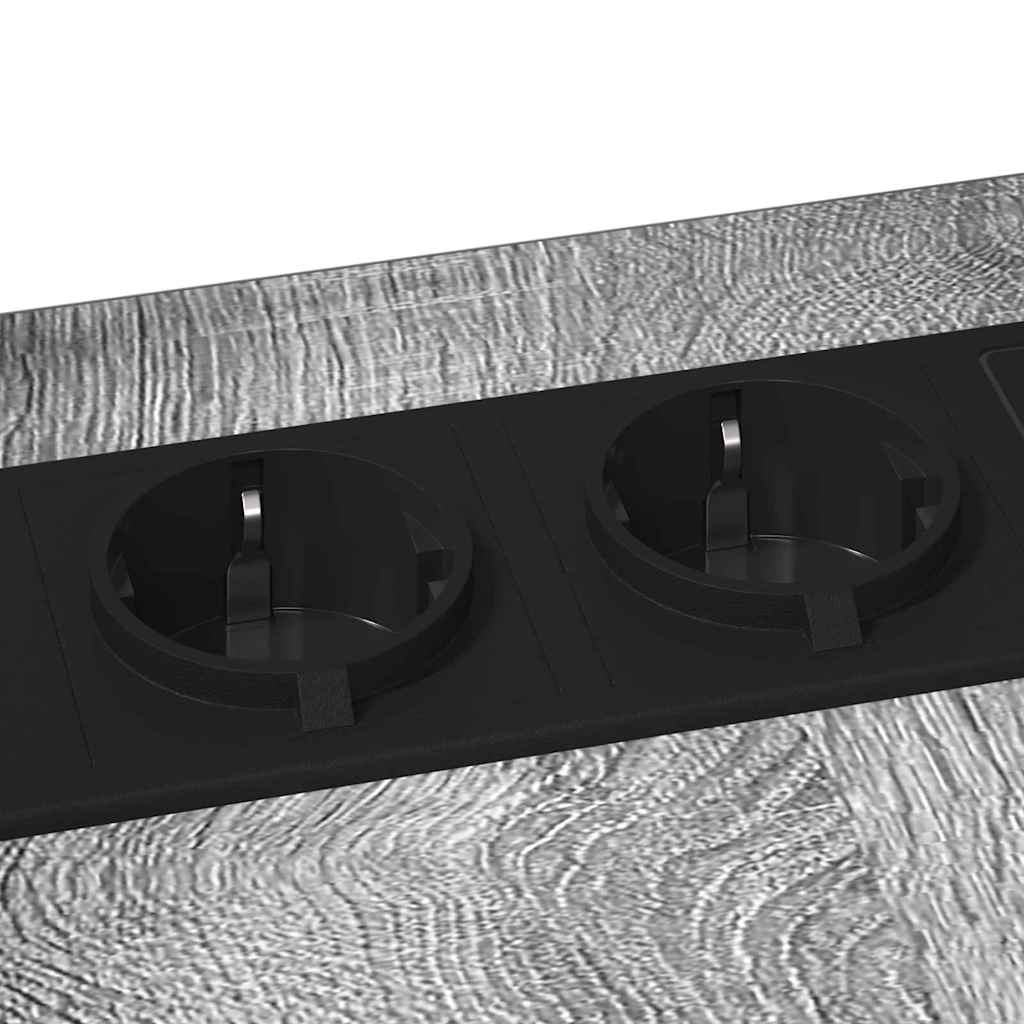 vidaXL Szafka Nocna Szary Sonoma 41,5 x 26 x 60,5 cm