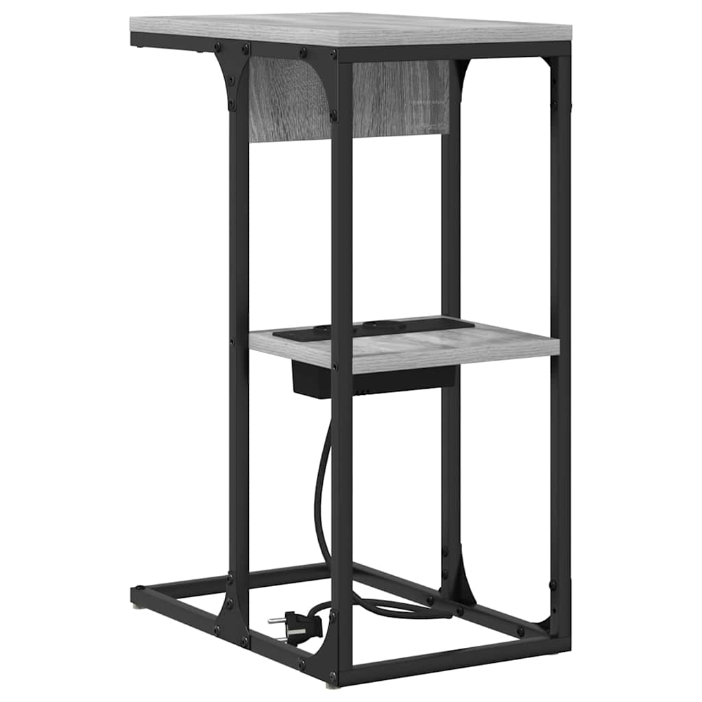 vidaXL Szafka Nocna Szary Sonoma 41,5 x 26 x 60,5 cm