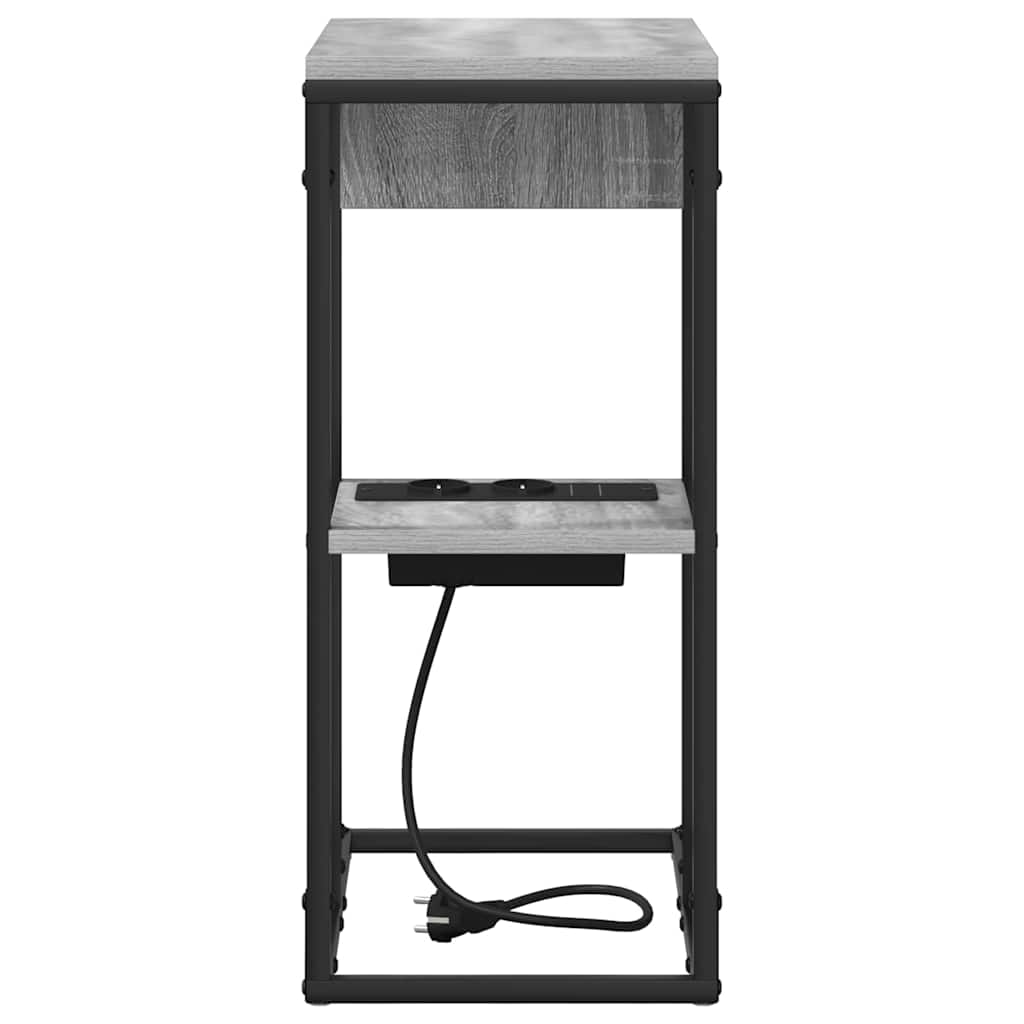 vidaXL Szafka Nocna Szary Sonoma 41,5 x 26 x 60,5 cm