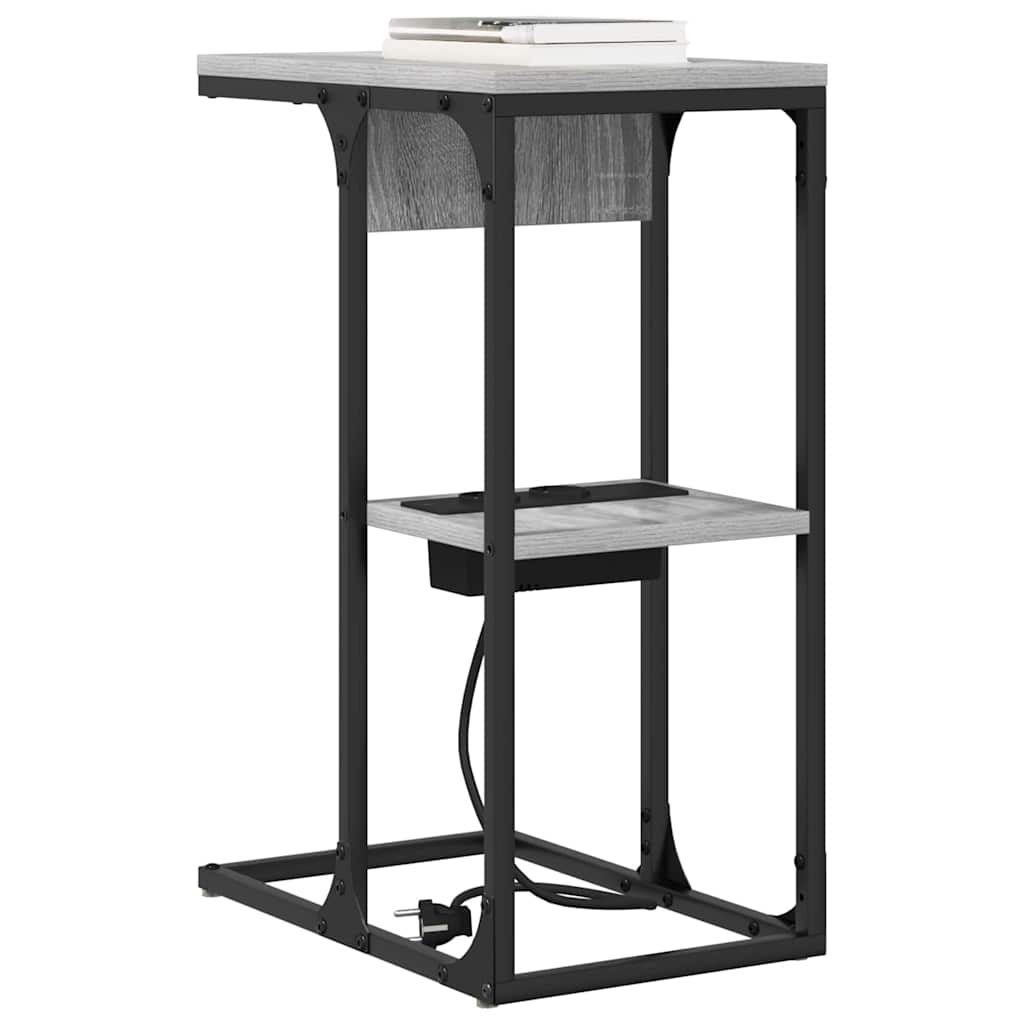 vidaXL Szafka Nocna Szary Sonoma 41,5 x 26 x 60,5 cm