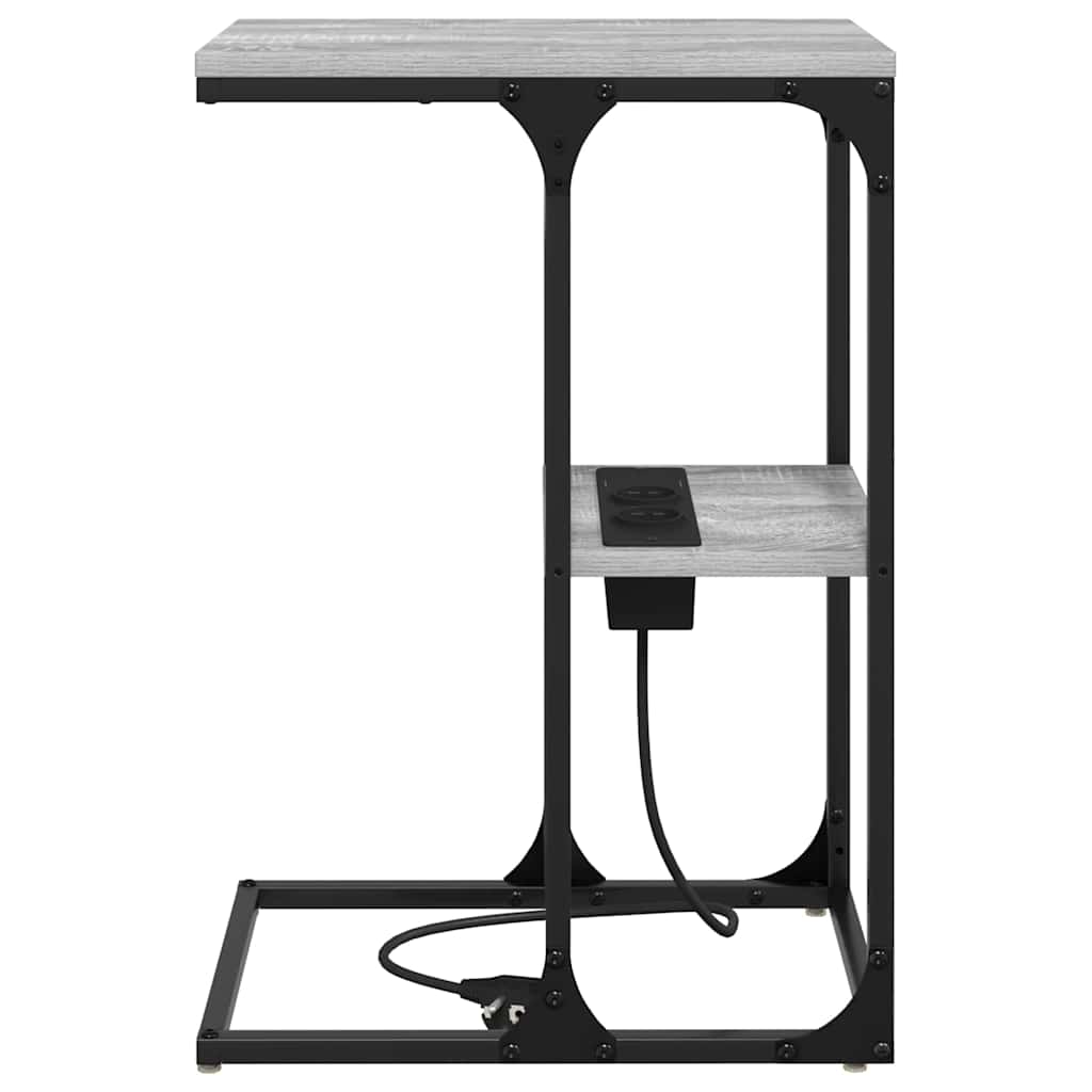 vidaXL Szafka Nocna Szary Sonoma 41,5 x 26 x 60,5 cm
