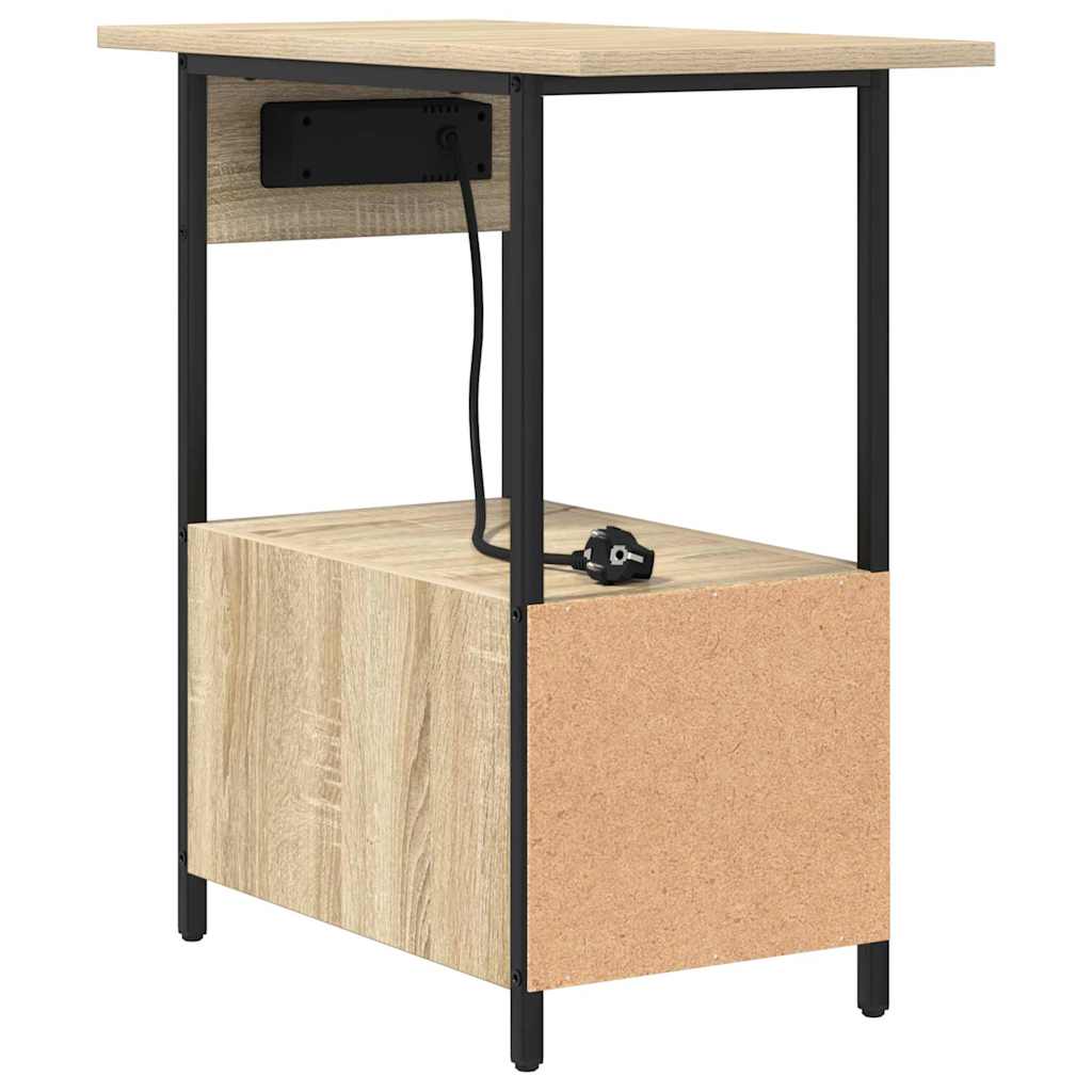 vidaXL Szafka Nocna Dąb Sonoma 60 x 30 x 61 cm Materiał drewnopochodny