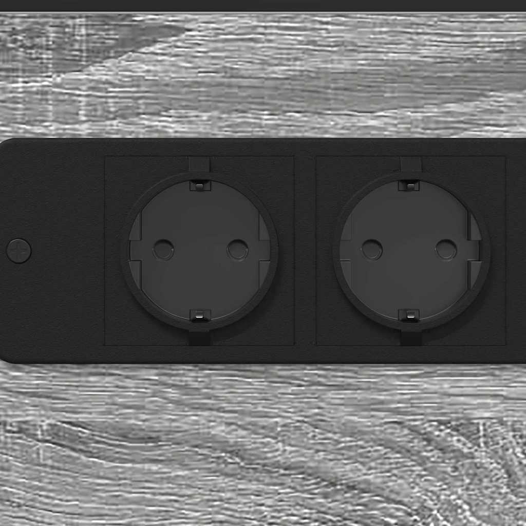 vidaXL Szafka Nocna Szary Sonoma 41,5 x 26 x 60,5 cm