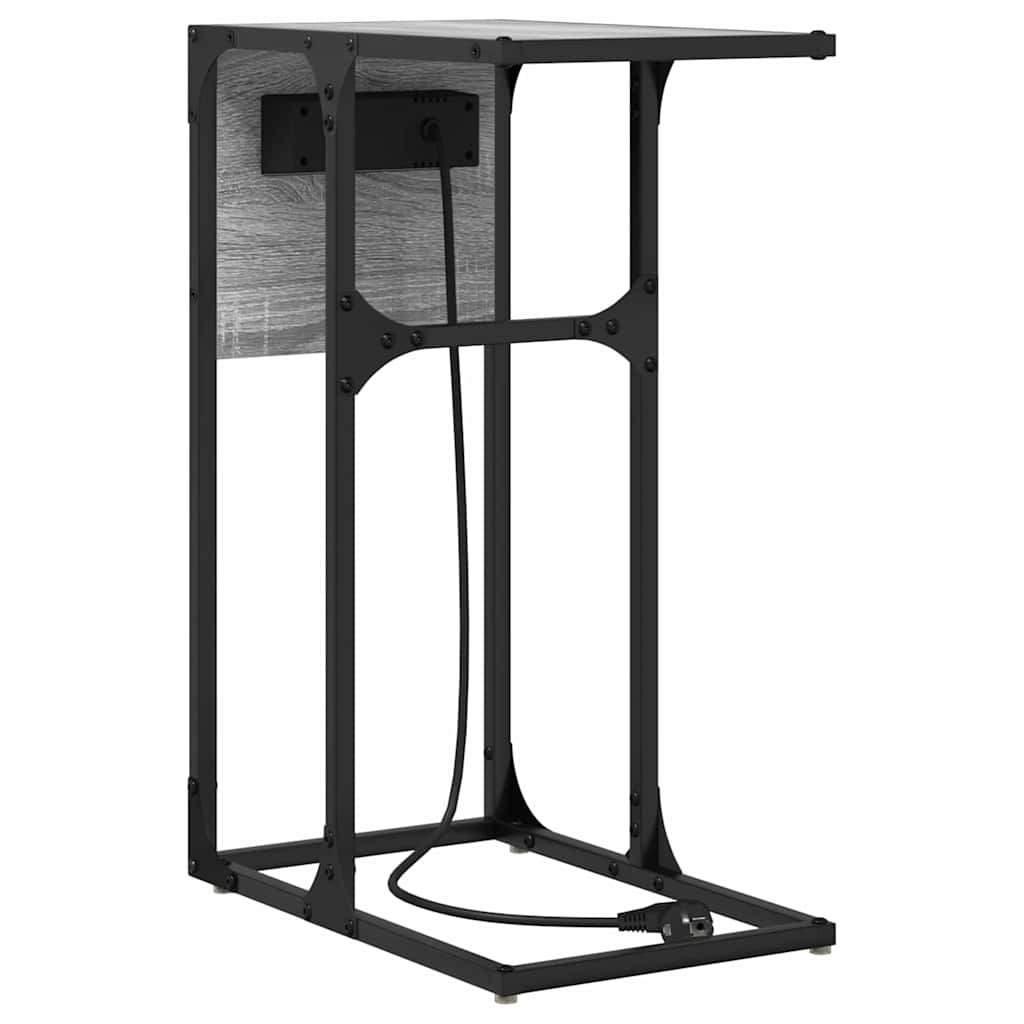 vidaXL Szafka Nocna Szary Sonoma 41,5 x 26 x 60,5 cm