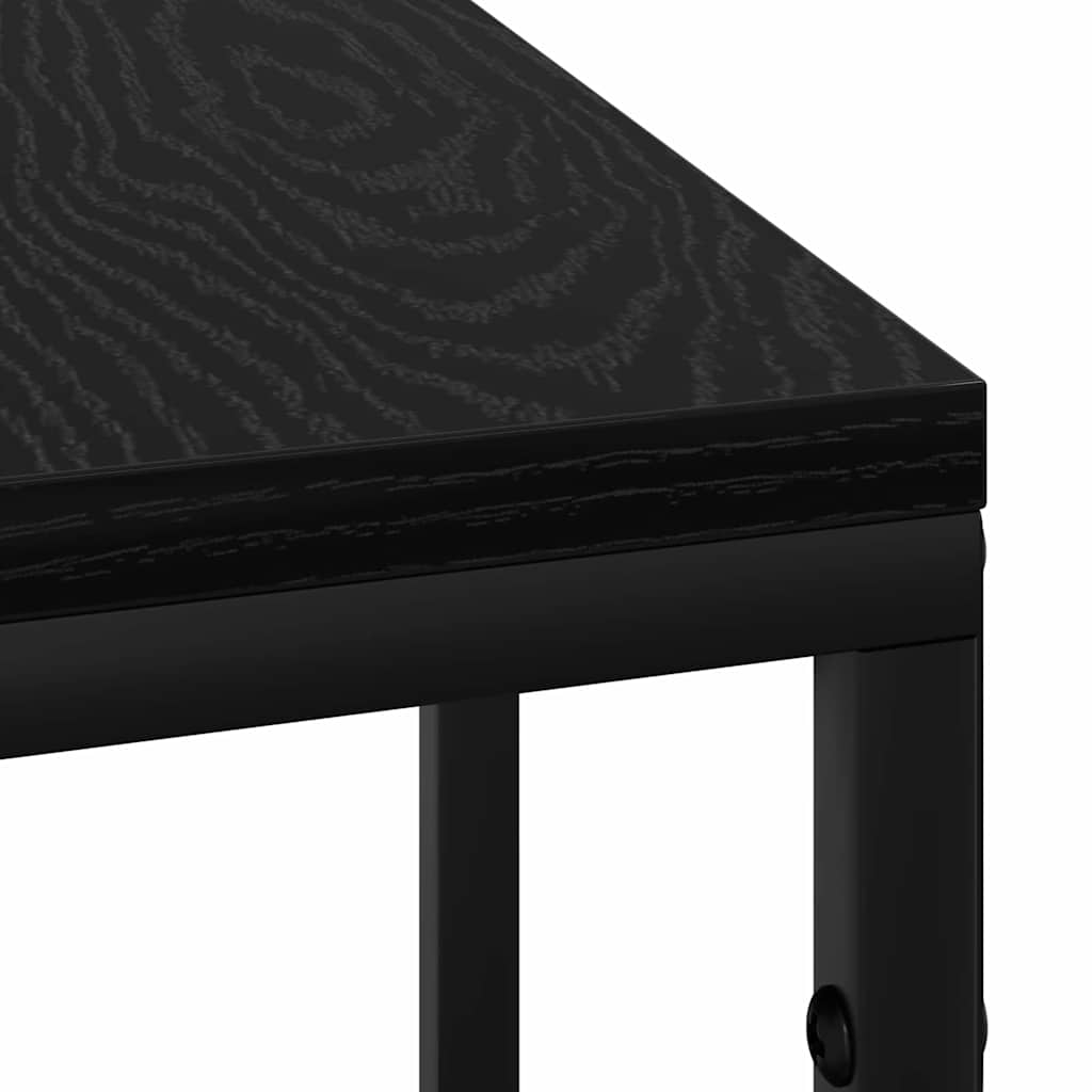 vidaXL Szafka Nocna Czarny Dąb 41,5 x 26 x 60,5 cm