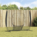 vidaXL Siatka treningowa do baseballu Czarny 250 x 106 x 209 cm