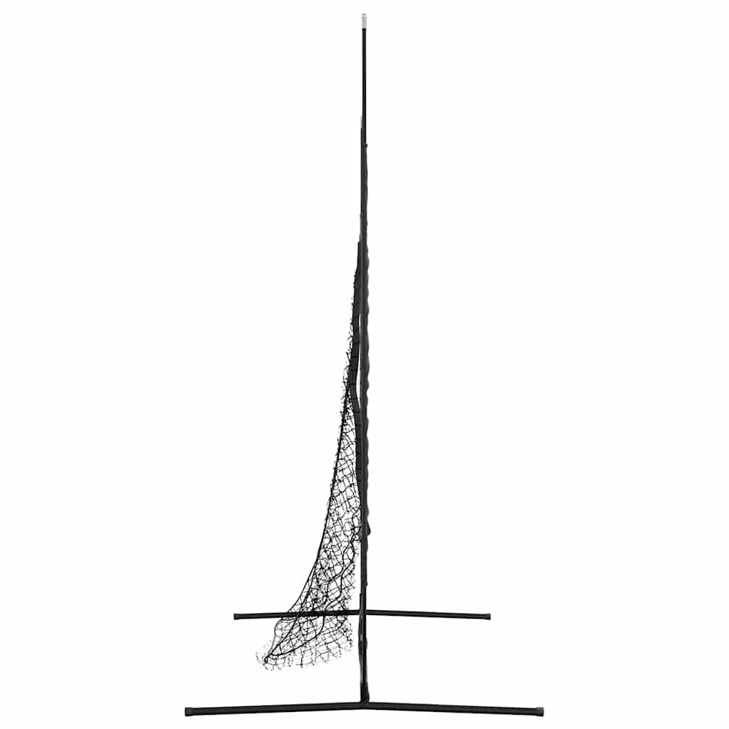 vidaXL Siatka treningowa do baseballu Czarny 250 x 106 x 209 cm