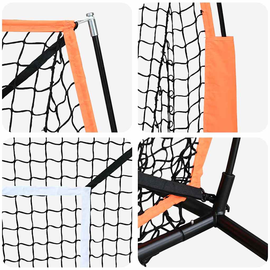 vidaXL Siatka treningowa do baseballu 180 x 89,5 x 152,5 cm