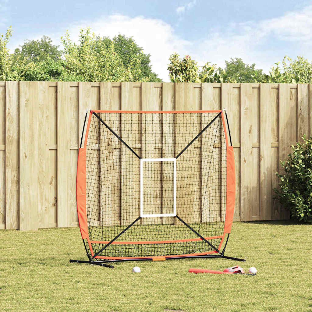 vidaXL Siatka treningowa do baseballu 180 x 89,5 x 152,5 cm