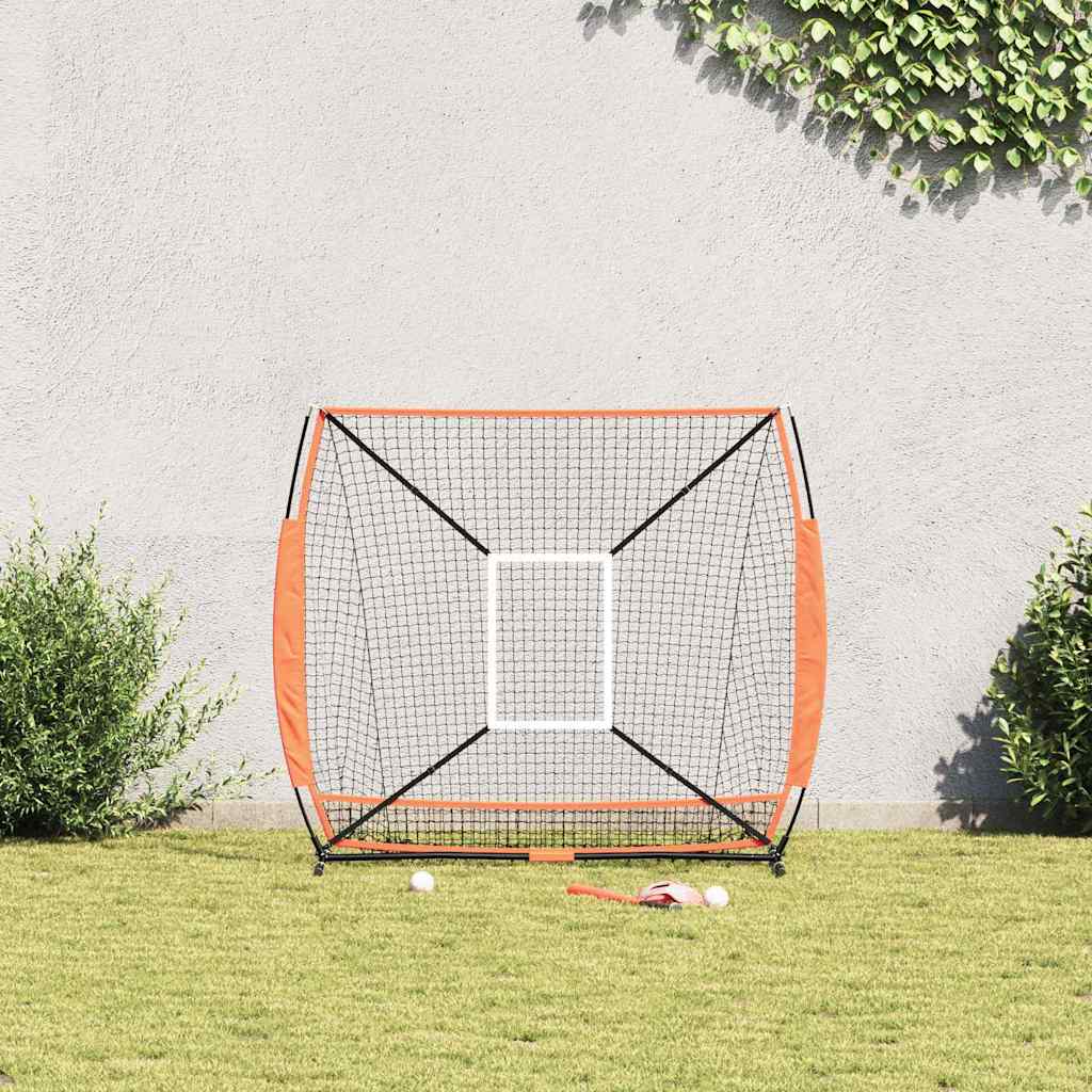 vidaXL Siatka treningowa do baseballu 180 x 89,5 x 152,5 cm