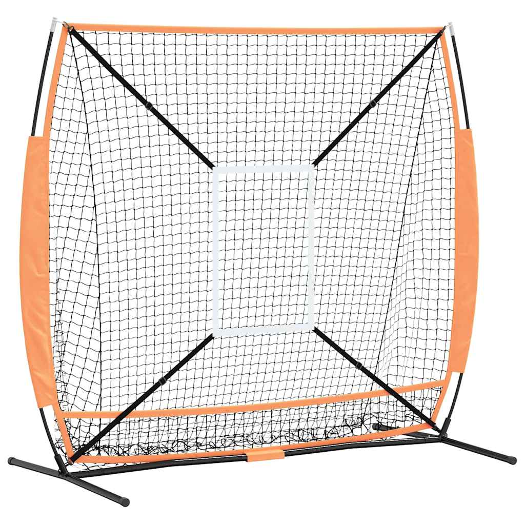 vidaXL Siatka treningowa do baseballu 180 x 89,5 x 152,5 cm