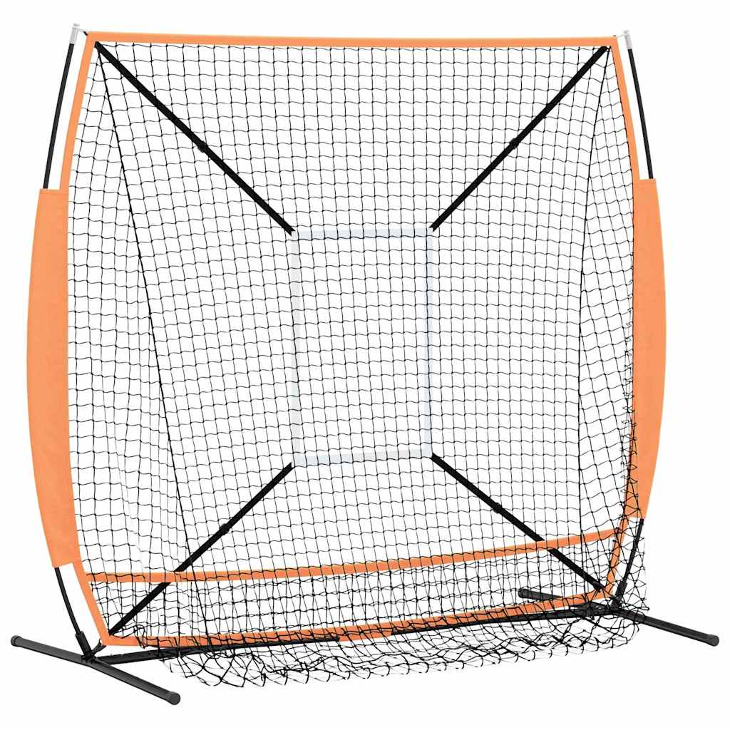vidaXL Siatka treningowa do baseballu 180 x 89,5 x 152,5 cm