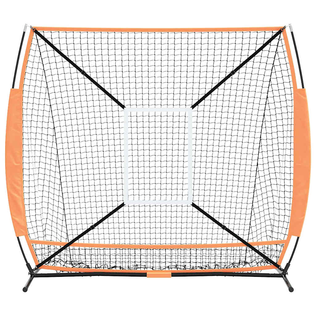 vidaXL Siatka treningowa do baseballu 180 x 89,5 x 152,5 cm