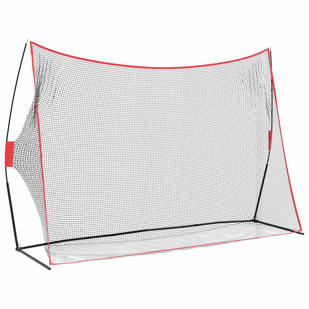 vidaXL Pomoc w treningu golfa Czarny 314 x 92 x 214 cm Poliester