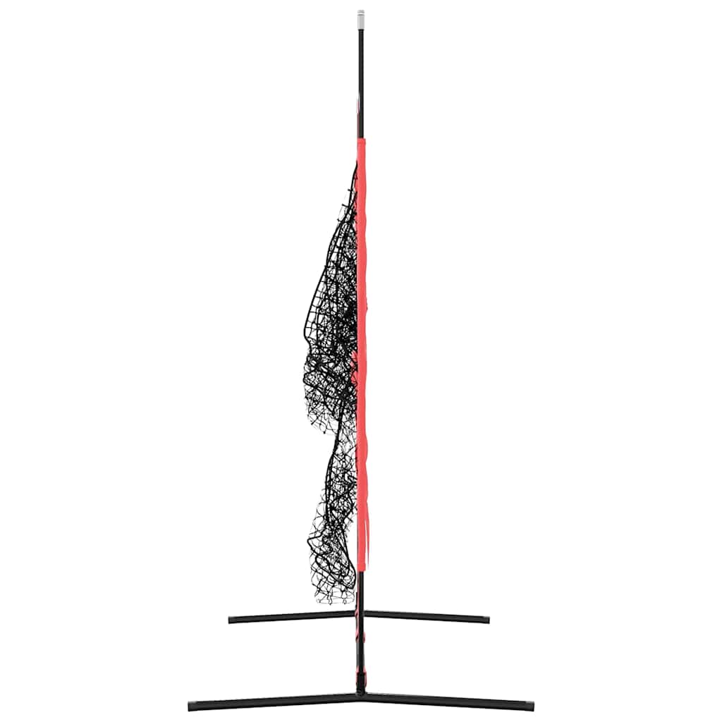 vidaXL Siatka treningowa do baseballu Czarny 214,5 x 89,5 x 181 cm