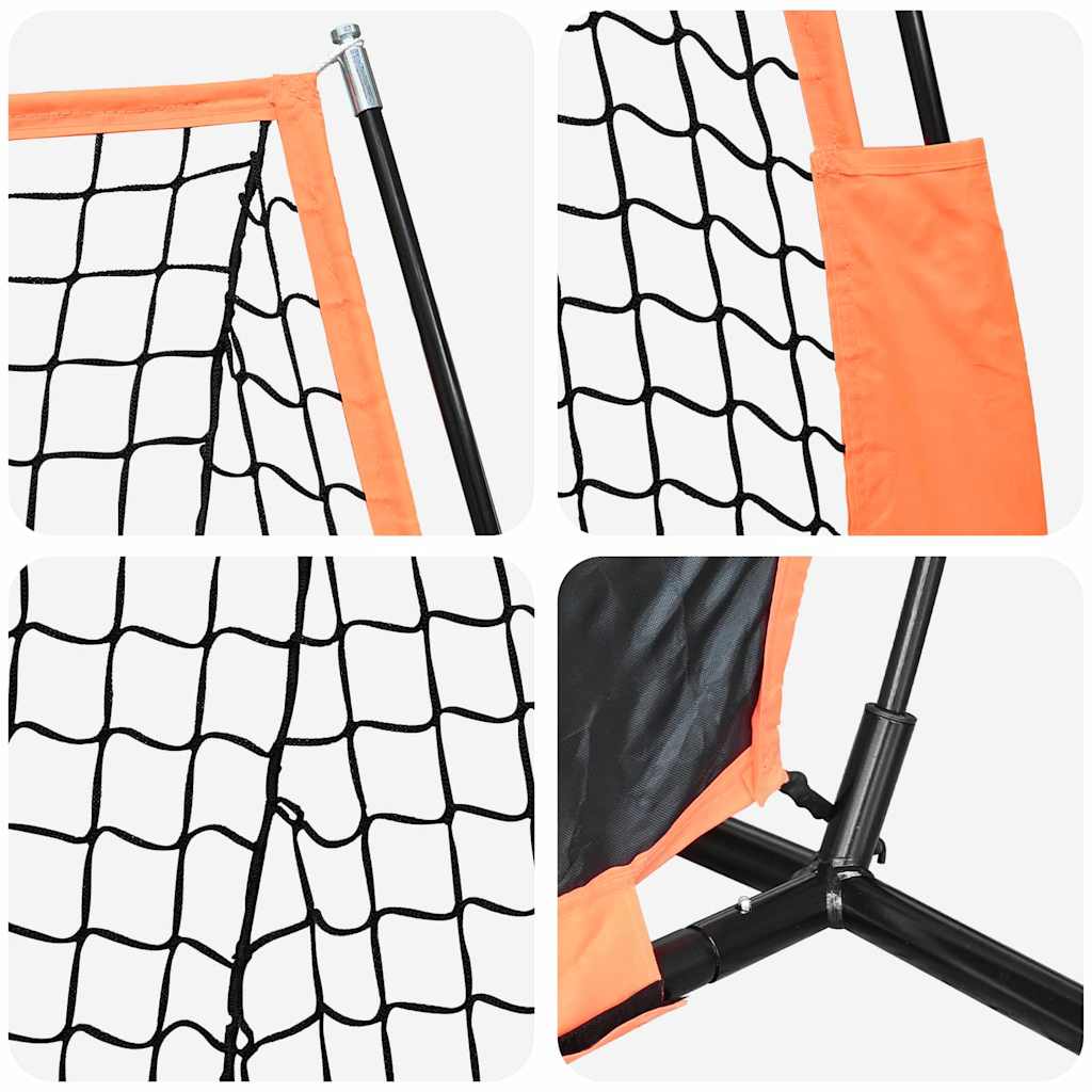 vidaXL Siatka treningowa do baseballu Czarny 250 x 106,5 x 210 cm