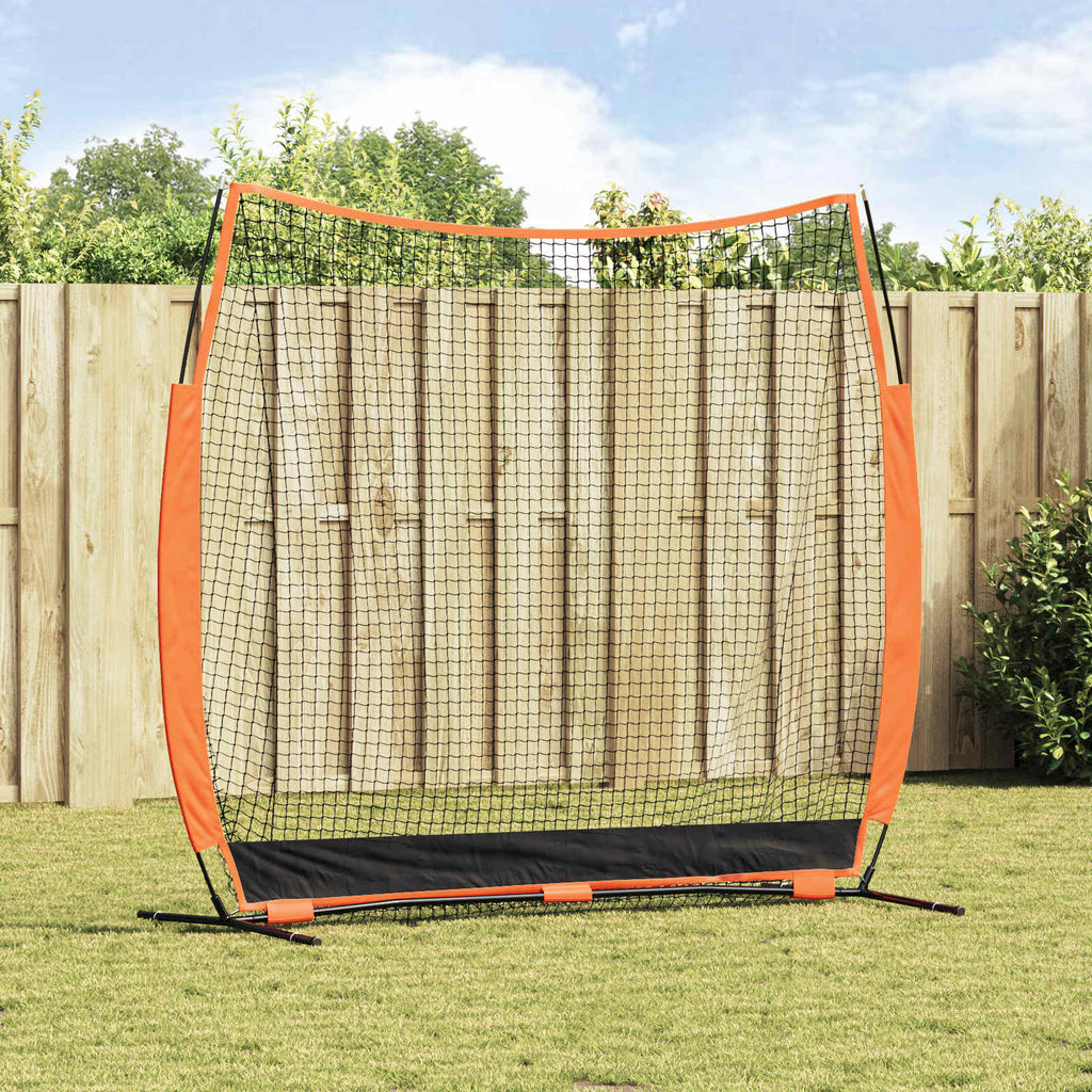 vidaXL Siatka treningowa do baseballu Czarny 250 x 106,5 x 210 cm