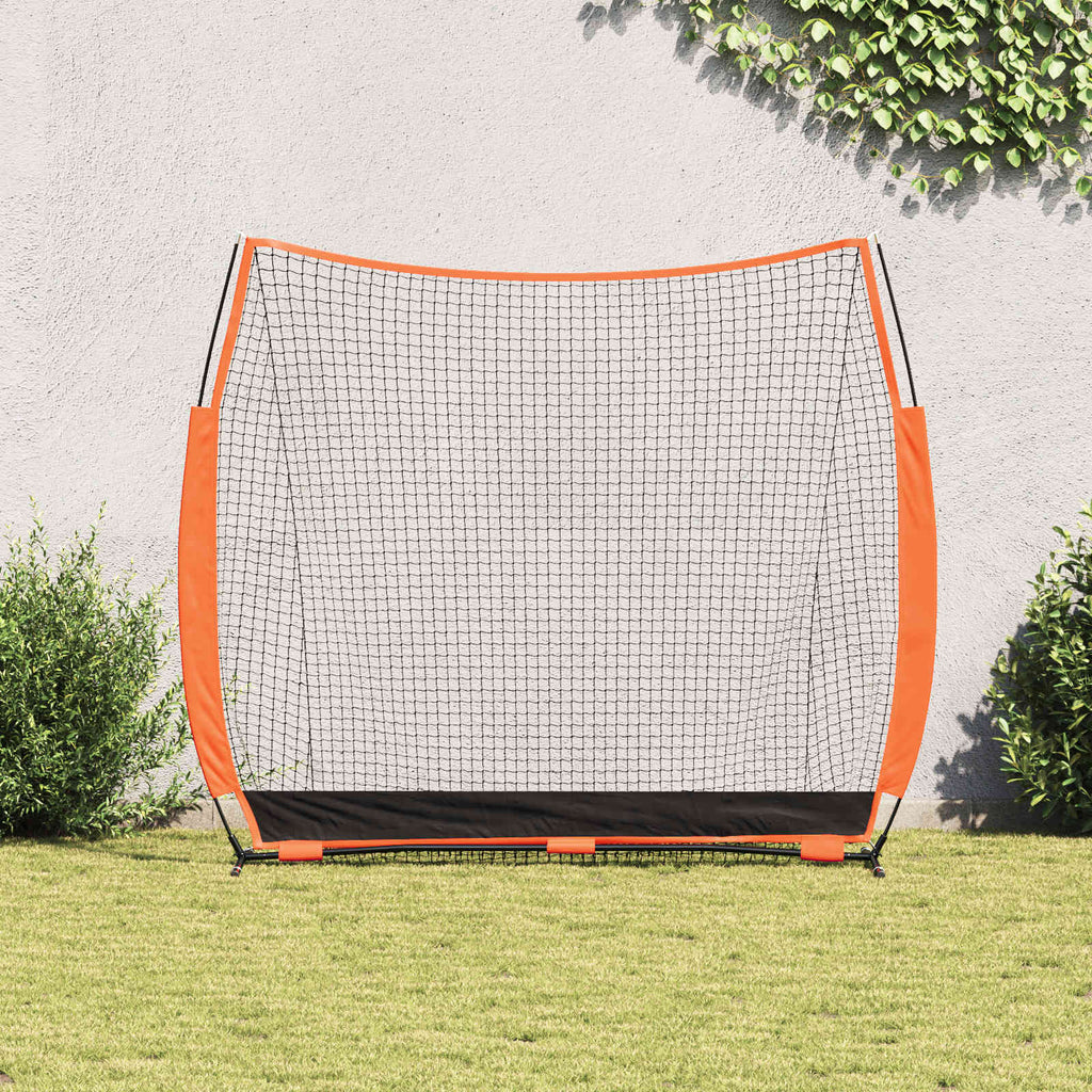 vidaXL Siatka treningowa do baseballu Czarny 250 x 106,5 x 210 cm