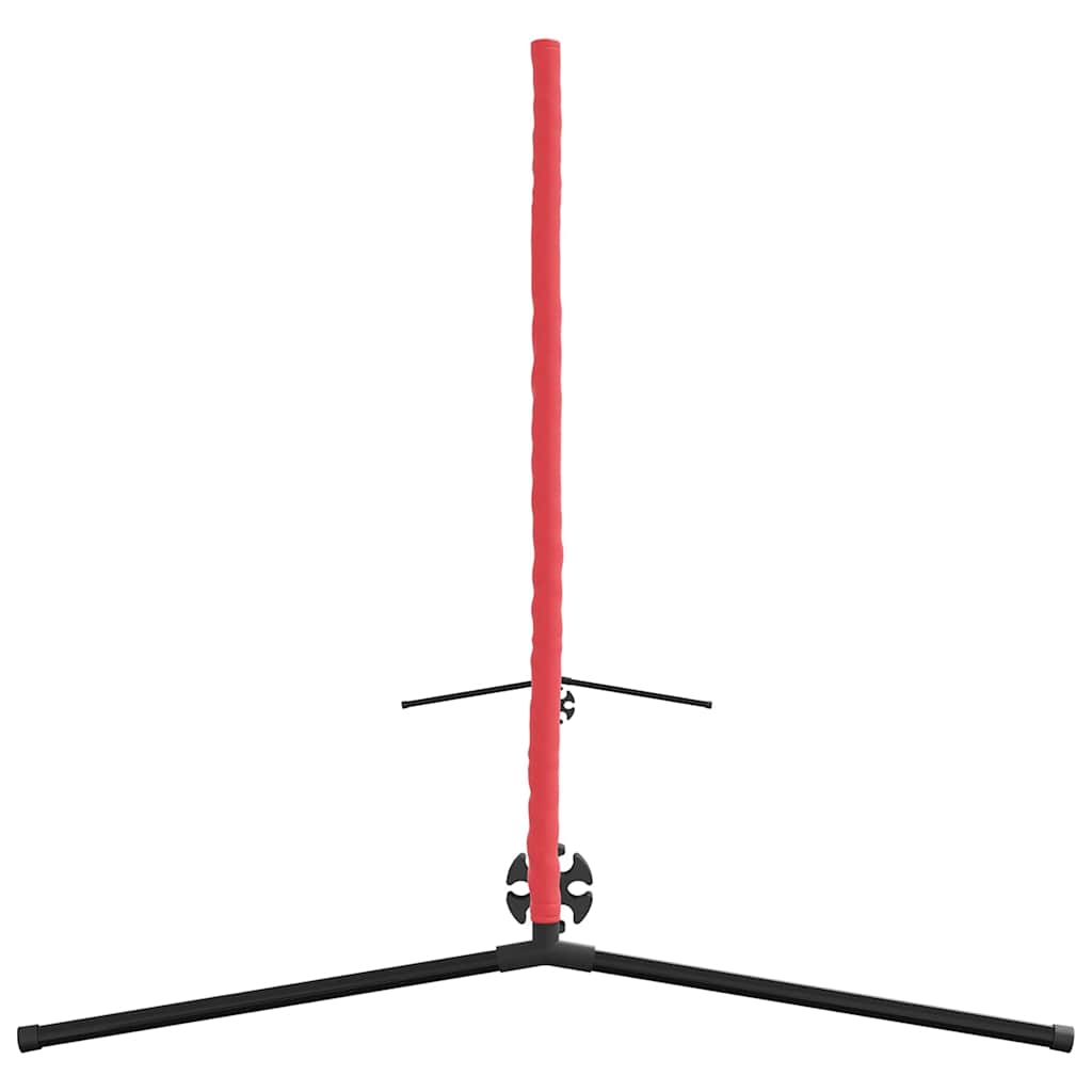 vidaXL Siatka tenisowa Czarny i czerwony 595 x 90,5 x 87 cm Poliester