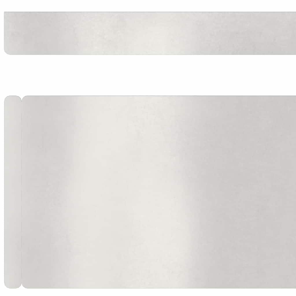 vidaXL Krawężnik do trawnika 450 x 10 cm Stal nierdzewna Srebrny