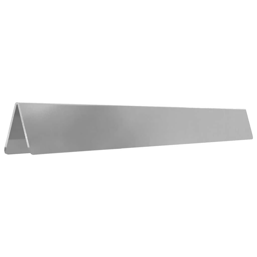 vidaXL Krawężnik do trawnika 450 x 10 cm Stal Galwanizowana Srebrny