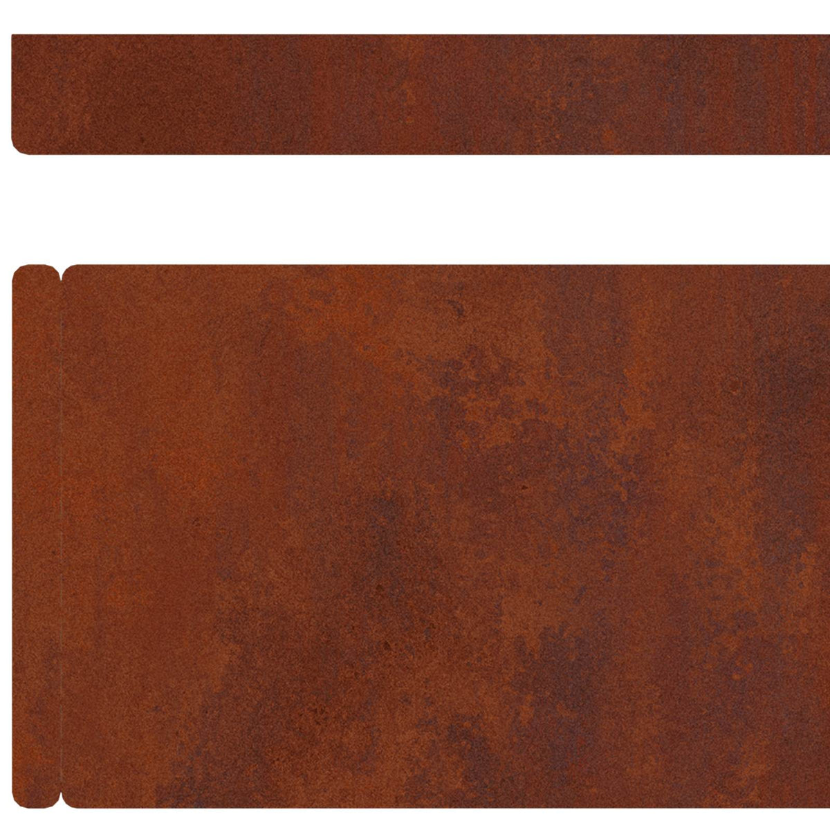 vidaXL Krawężnik do trawnika 450 x 10 cm Rdzawy