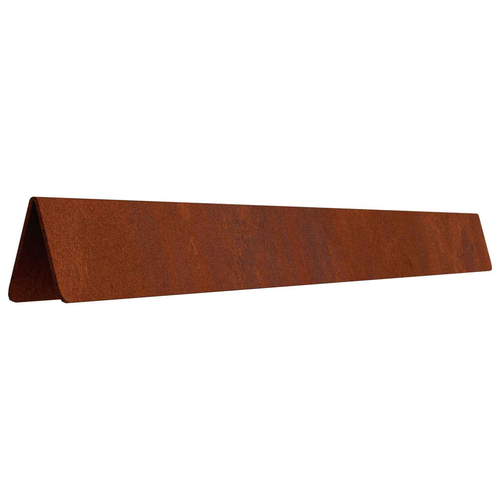 vidaXL Krawężnik do trawnika 450 x 20 cm Rdzawy