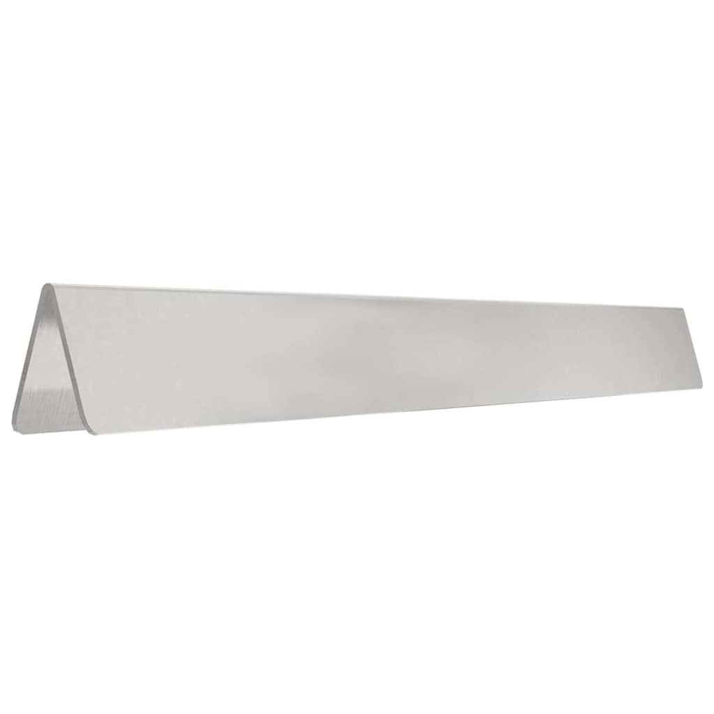 vidaXL Krawężnik do trawnika 450 x 25 cm Stal nierdzewna Srebrny
