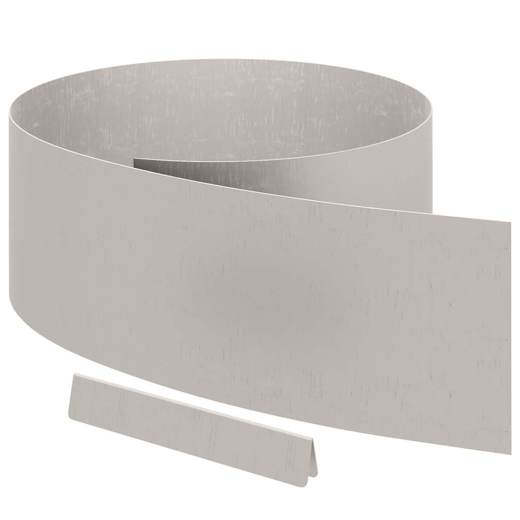 vidaXL Krawężnik do trawnika 4 pcs Rdzawy 450 x 0,05 x 25 cm