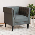 vidaXL Sofa Ciemnoszary 78,5 x 74,5 x 74,5 cm Poliester